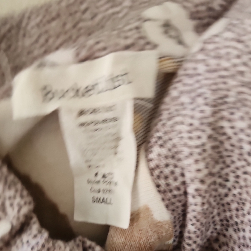 Bucket List Patchwork Patterned Flare Pants - image 9